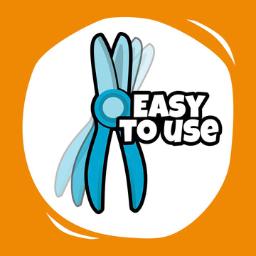 Fiskars Starter Toddler Scissors for Kids Ages 2+, Blue & Red, 3-Pack