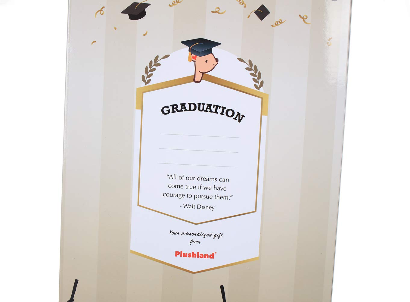 Plushland Koala Plush Stuffed Animal Toys 12 Inch Present Gifts for Graduation Day, Personalized Text, Name or Your School Logo on Gown, Best for Any
