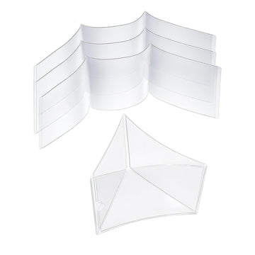 4Pcs Mahjong Card Sleeve, Clear Waterproof Game Card Protective Holders