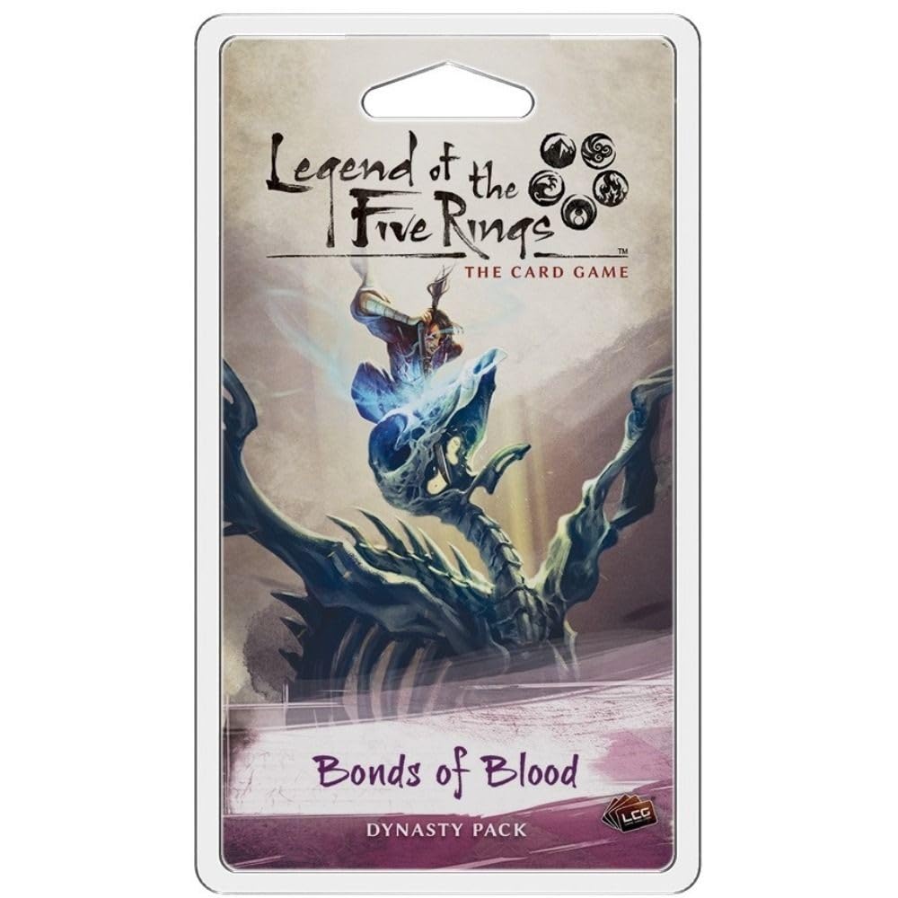 Legend of The Five Rings: The Card Game Bonds of Blood Dynasty Pack - Tactical Strategy Game for Kids & Adults, Ages 14+, 2 Players, 45-90 Minute