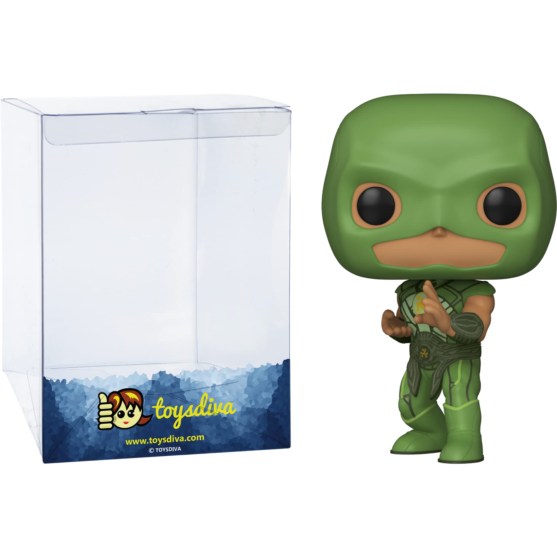 Funko Judomaster: P o p ! TV Vinyl Figurine Bundle with 1 Compatible 'ToysDiva' Graphic Protector (1235-64184 - B)