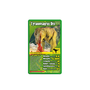 Top Trumps Dinosaurs Classics Card Game, Learn About The Tyrannosaurus Rex, Stegosaurus, Giganotsaurus in This Educational Pack, Gift and Toy for Boys