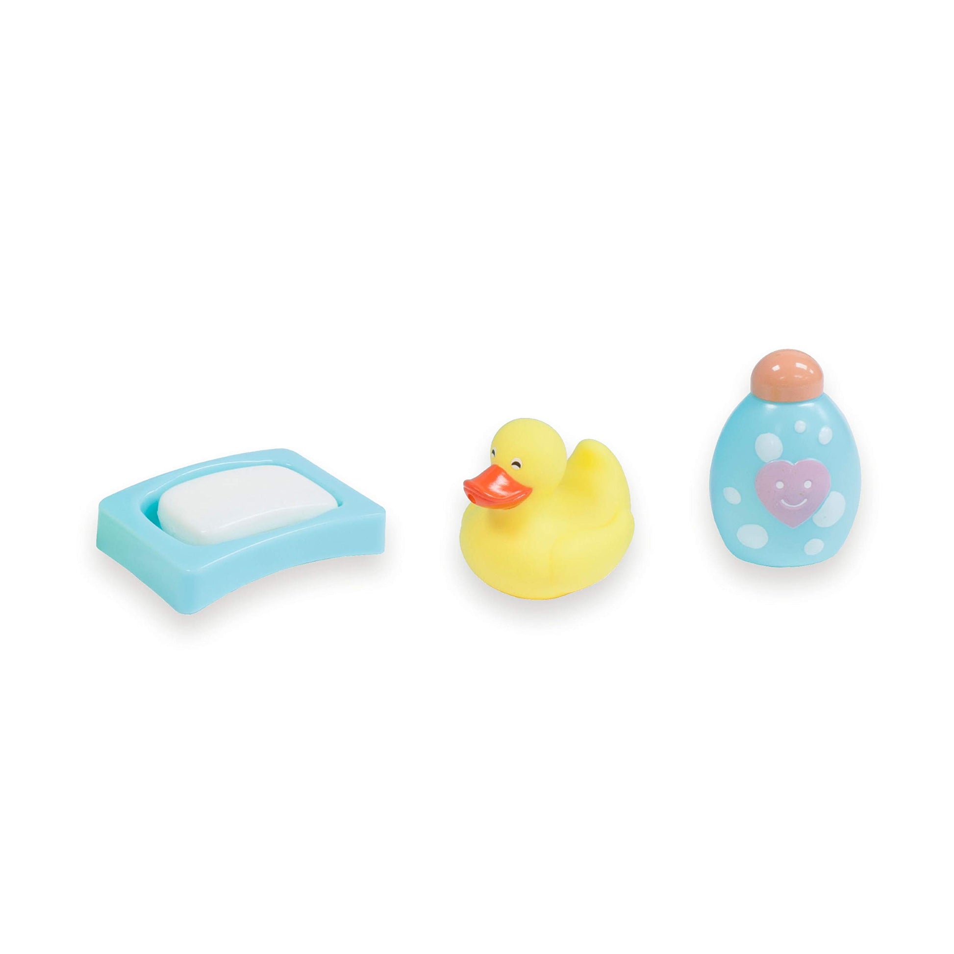 JC Toys JC Toys 4-Piece Blue and Pink Baby Doll Bath Gift Set Fits Most Dolls up to 11” Dolls - Ages 2+ - Designed by Berenguer Boutique Baby Doll