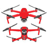 MightySkins Skin Compatible with DJI Mavic 2 Pro or Zoom - Solid Red | Protective, Durable, and Unique Vinyl Decal wrap Cover | Easy to Apply, Remove