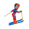 The Simpsons Action Figures 5-Inch SS Flanders with Ski Poles and Skis