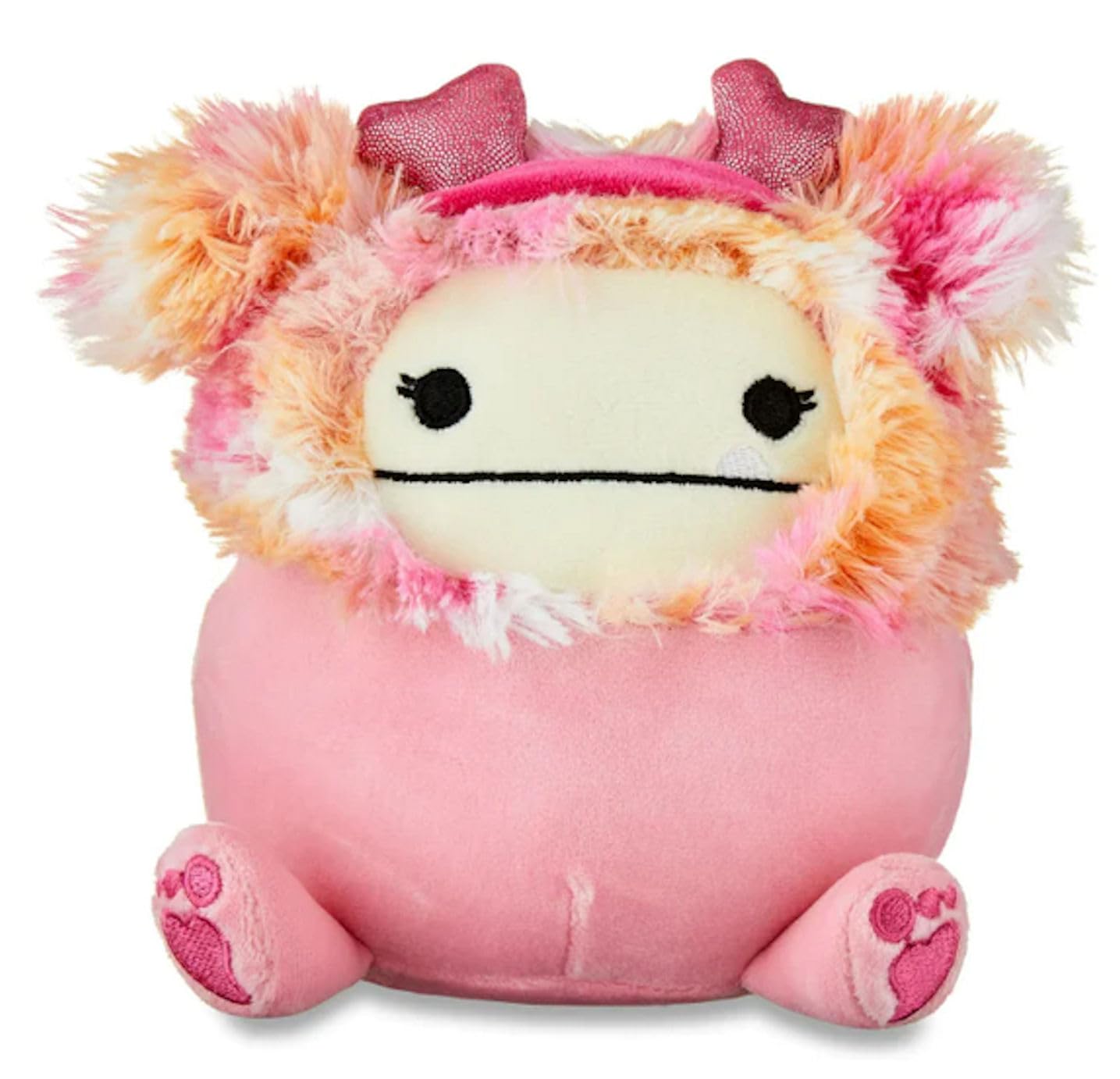 Squishmallows 5" Valentines Caparinne The Bigfoot, Pink