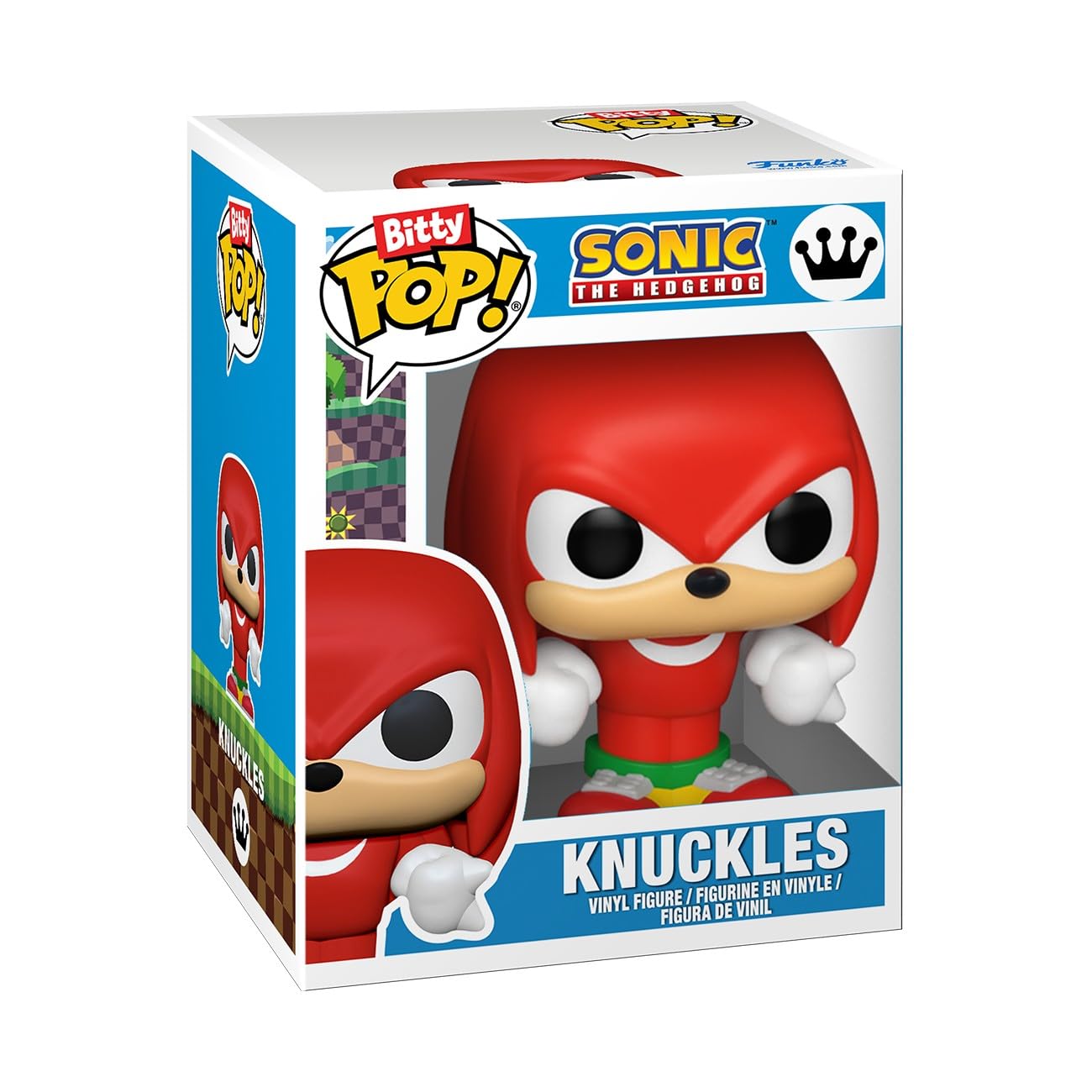 Funko Pop! Bitty 4pk: Sonic the Hedgehog - Sonic, Amy, Tails, and Knuckles - 0.9 Inch (2.2 Cm) Collectable - Stackable Display Shelf Included - Gift