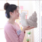 Xshelley 10 inch Snail Stuffed Animal Plush Pillows,Cute Soft Sleeping Snail Plush Toy,for Kids Birthday Gifts Cartoon Doll