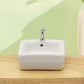 1:12 Scale Ceramic Sink with Removable Faucet - Miniature Dollhouse Bathroom and Kitchen Accessories for Victorian Style Decor, Realistic Doll House