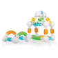 Guidecraft Grippies Shake, Build and Curve - 70 Piece Set: Magnetic STEM Learning Toys, Fun Educational Building Set for Toddlers