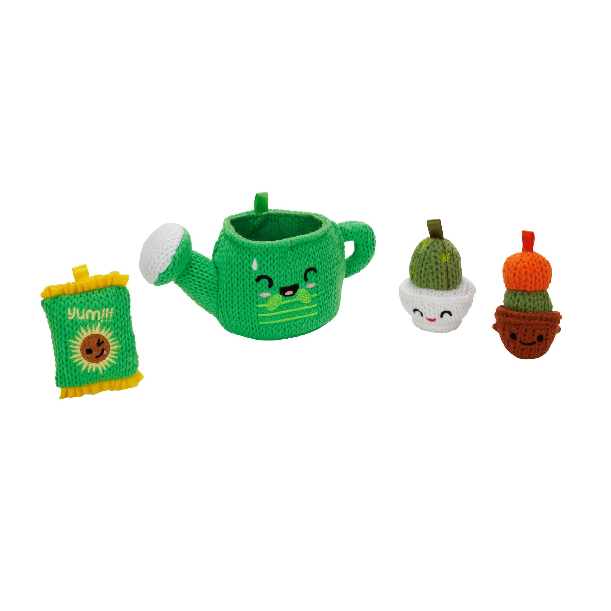 Ami Amis™ Green Thumb Multipack Mini Soft and Cozy Crochet Plush, Adorably Cute Details, Pocket Sized for on the Go Play! Collection Enthusiasts