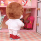niannyyhouse 20cm Plush Doll Clothes Red Suit Coat Bow Tie White Shirt Pants 8in Soft Stuffed Plush Toys Accessories Dress up (Red, 20cm)