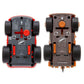 Disney Store Official Lightning McQueen and Tow Mater Pullback Stunt Vehicles Set - Pull Back Toys, 4 Tricks - Super Speed, Wheelie, Spin Right/Left