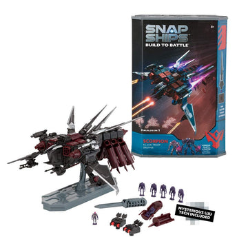 Snap Ships - Scorpion K.L.A.W. Troop Dropper - Construction Toy for Custom Building and Battle Play - Ages 8+