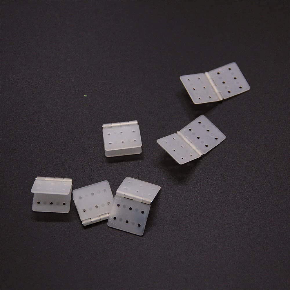 rchobbyhouse 10PCS Nylon & Pinned Hinges L20?W36mm, Parts for DIY RC Airplane