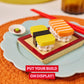 MAX Premium Snacks Building Bricks Collection (Sushi) by ZURU. Building Bricks for Teens, Adults and Collectors. Build, Collect and Display your