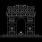 LEGO Architecture Arc De Triomphe 21036 Building Kit (386 Piece)