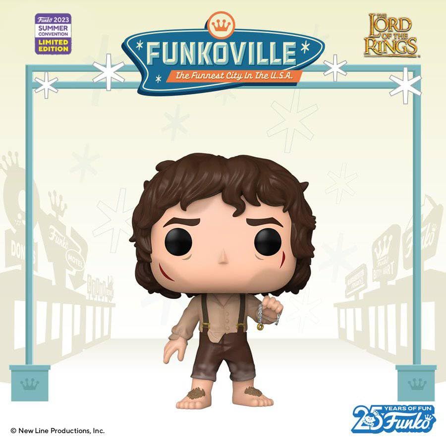 Funko Pop! Movies: Lord of The Rings - Frodo with Ring (SDCC'23), Collectable Vinyl Figure - 71739