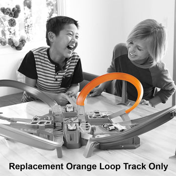 Mattel Replacement Part for Hot-Wheels Criss Cross Crash Die-Cast Vehicle Playset - DTN42 ~ Replacement Orange Loop Track