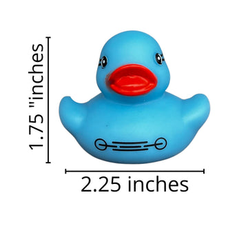 Buck Buck Bronco Rubber Ducks with Grill Blue for You’ve Been Bucked | 20 pk | Horse Duck Area 51 for Tags Cards Horse Toy