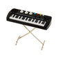 Dselvgvu Miniature Electronic Organ with Case Mini Musical Instrument Electric Keyboard Replica Collectible Figurines Dollhouse Accessories Model Home