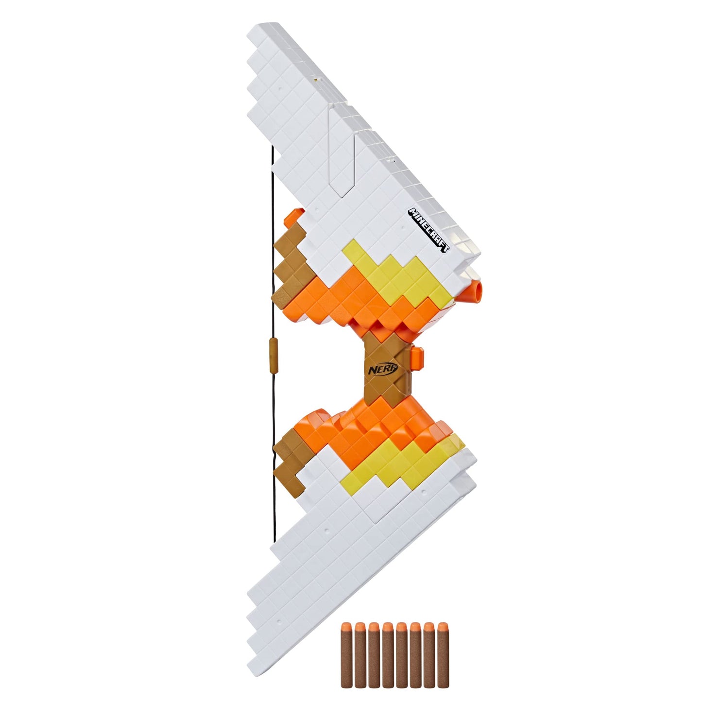 Nerf Minecraft Sabrewing Motorized Blaster Bow, 8 Elite Darts, 8-Dart Clip, Electric Full Auto Toy Foam Blasters, Minecraft Toys for 8 Year Old Boys