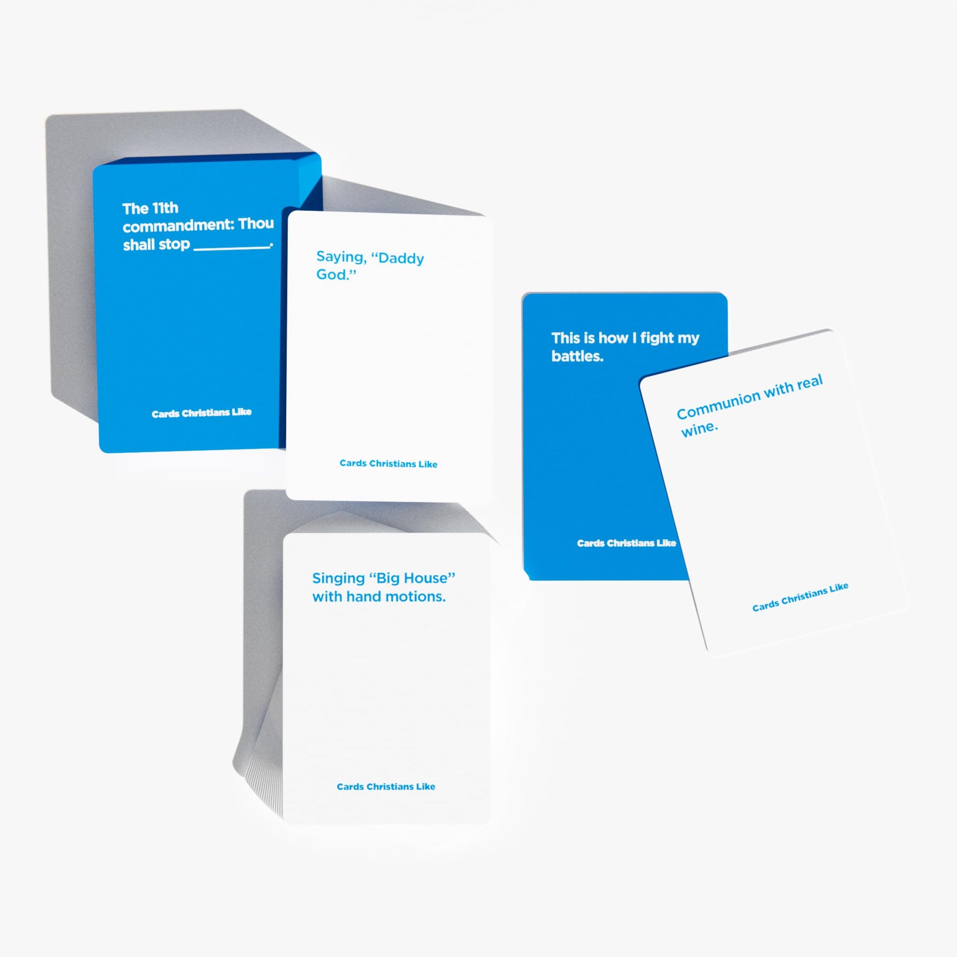 Christians Like Cards Party Game - 600 Cards - Humorous Prompt Cards with Funny or Edgy Responses - Fun for Teens, Adults - Ideal for Families, Youth