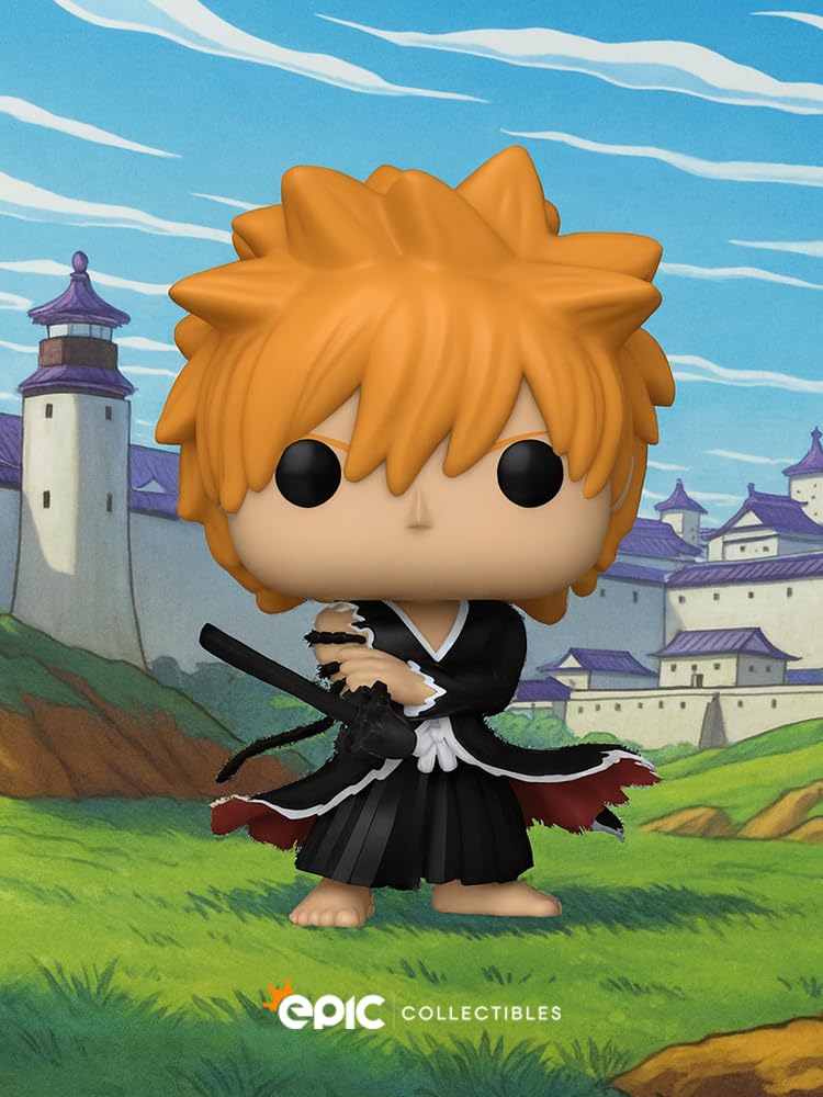 Epic Collectibles Pop Anime: Bleach - Dangai Ichigo Kurosaki Exclusive Vinyl Figure Bundled with Box Protector Compatible for Funko