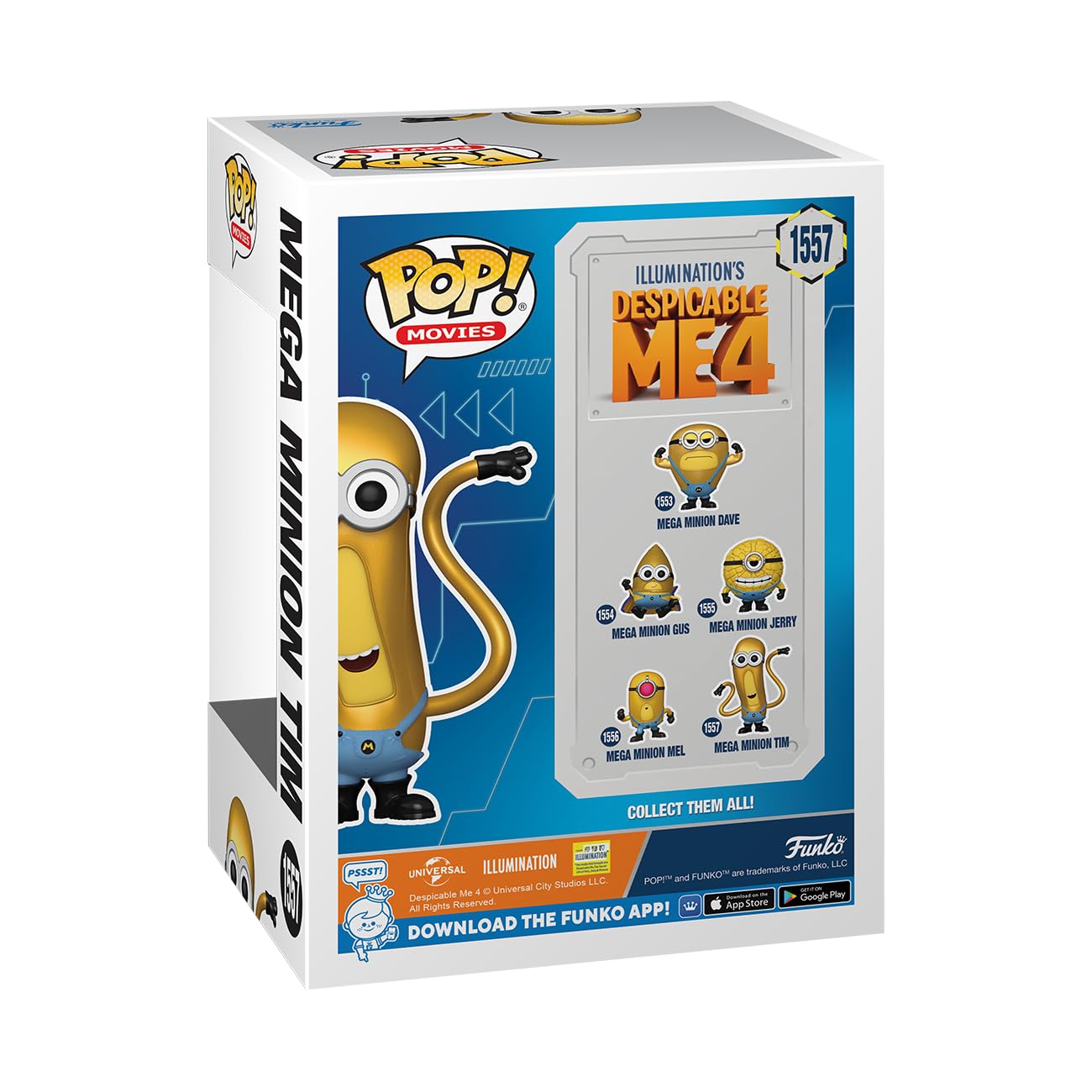 Funko POP! Movies: Despicable Me 4 - Super Tim - Despicable Me: Minions - Collectable Vinyl Figure - Gift Idea - Official Merchandise - for Kids &