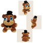 TZMAPU Fazbear Plush Foxy, Withered Purple Bunny, Stuffed Animal Figure Toys Gift for Kids, Security Breach Plush for Lovers (3PCS)
