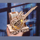 URFunModel 3D Wooden Puzzle for Adults, Mechanical Transmission Guitar Music Box Wooden Model Kit to Build, 150PCS DIY Assembly Steampunk Puzzle Craft