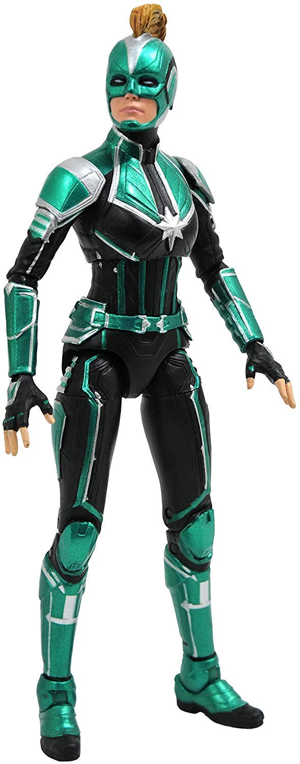 Diamond Select Toys Marvel Select: Captain Marvel (Starforce Uniform Version) Action Figure