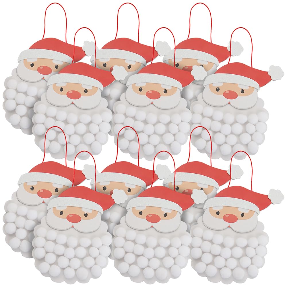 Countdown Santa Sign Pom-Pom Craft Kit, Makes 12