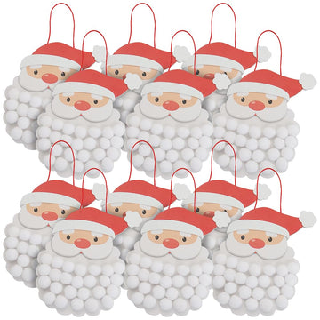 Countdown Santa Sign Pom-Pom Craft Kit, Makes 12