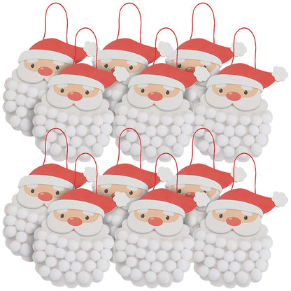 Countdown Santa Sign Pom-Pom Craft Kit, Makes 12