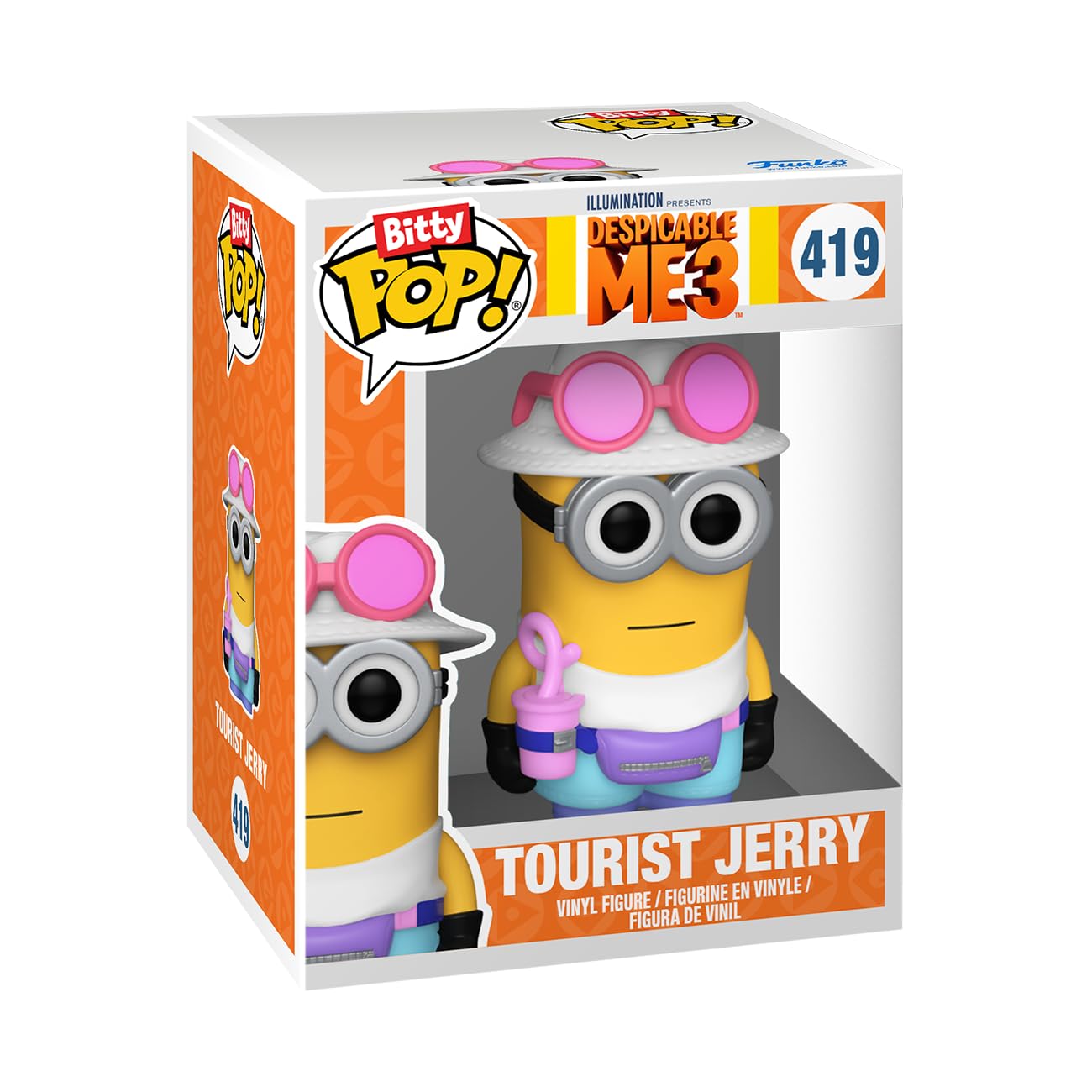 Funko Bitty POP! 4 Pack: Minions - Tourist Dave, Tourist Jerry, Kyle