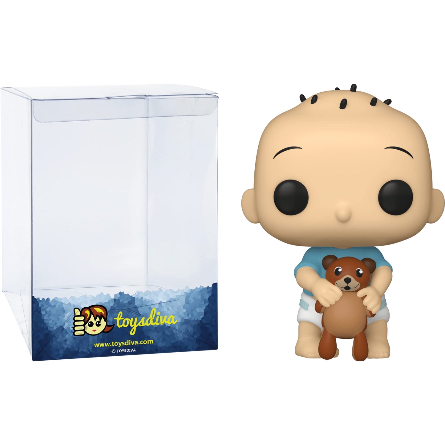 Funko Tommy Pickle s: P o p ! Animation Vinyl Figurine Bundle with 1 Compatible 'ToysDiva' Graphic Protector (1209-59322 - B)