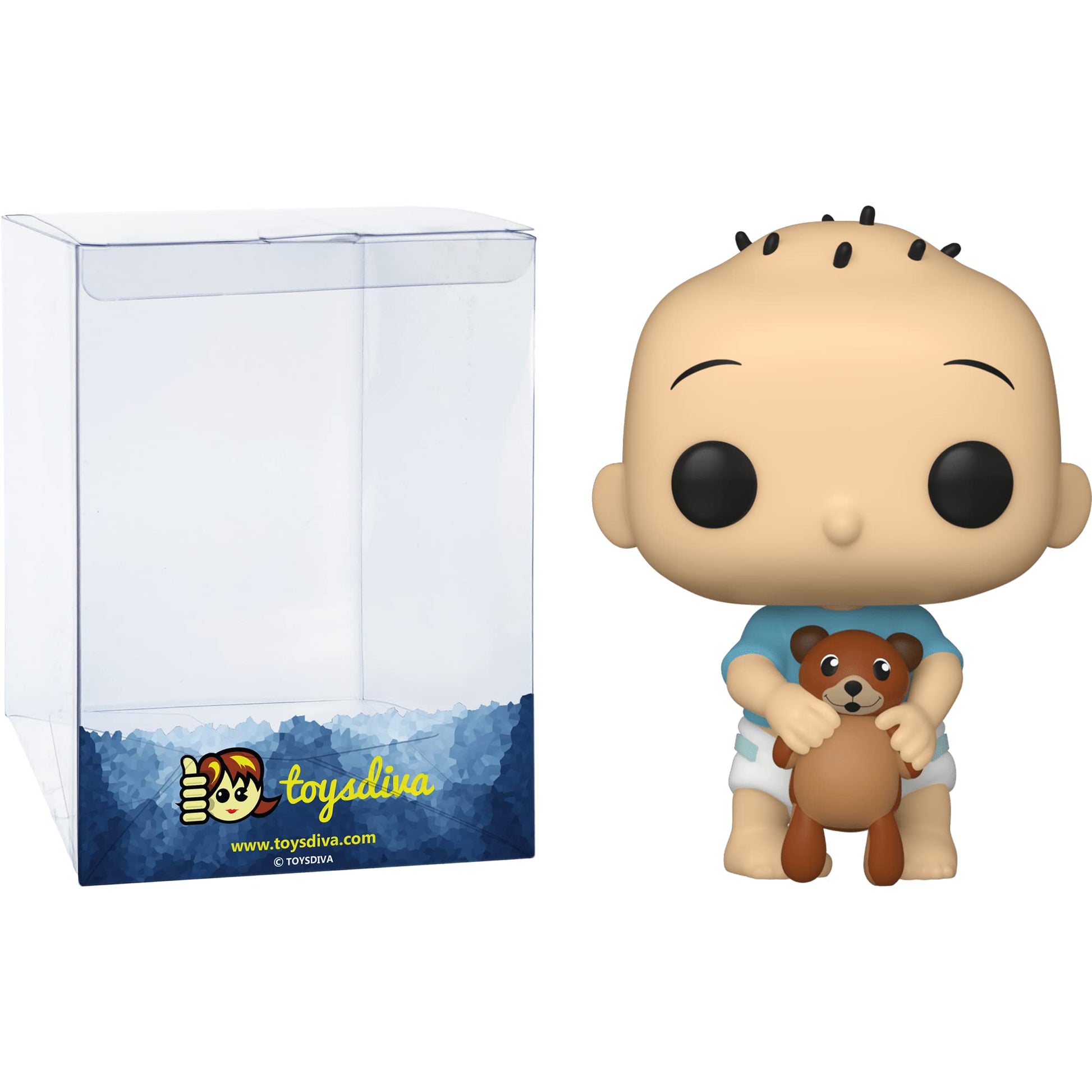 Funko Tommy Pickle s: P o p ! Animation Vinyl Figurine Bundle with 1 Compatible 'ToysDiva' Graphic Protector (1209-59322 - B)