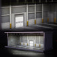 1/64 Diorama Display Case with LED Lights, Model Car Display and Storage, Compatible with Hot-Wheels Match-Box Mini GT Diecast Cars, Gift for Men