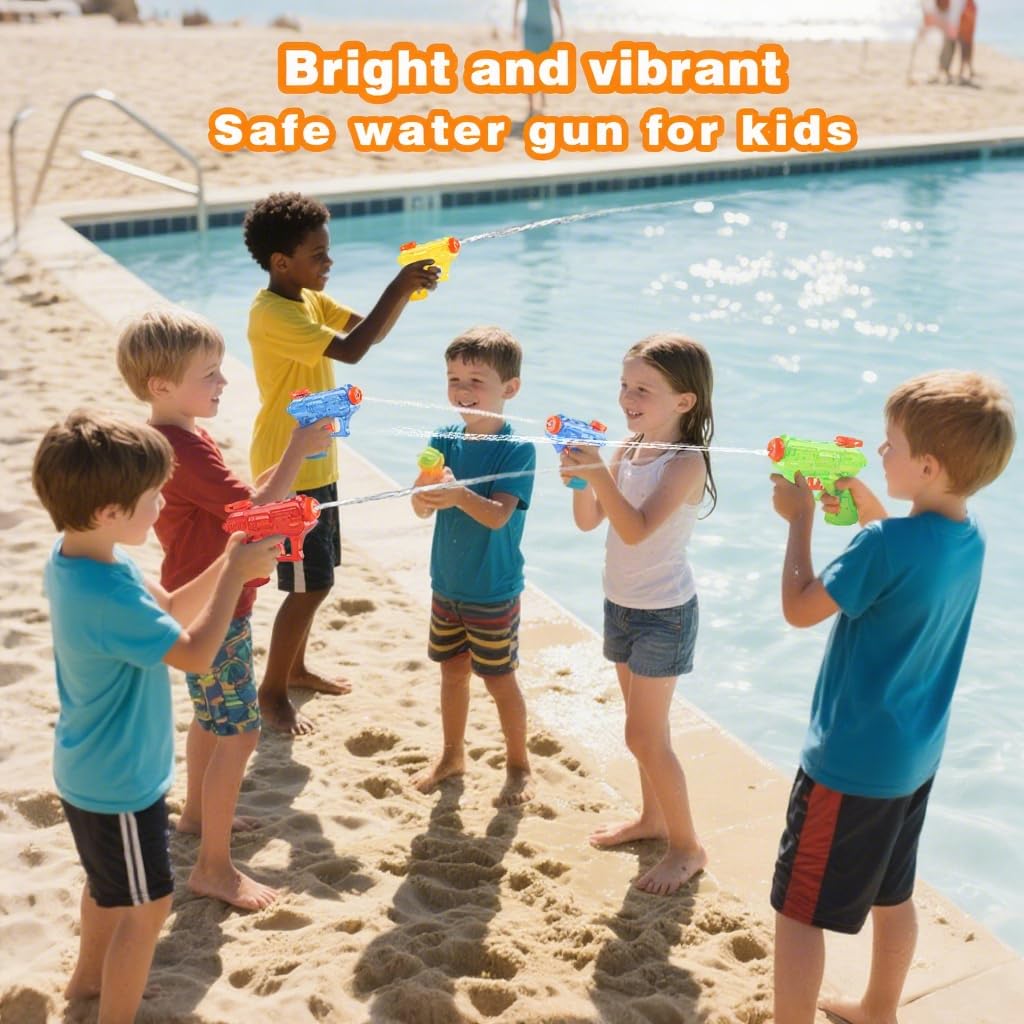 2 Packs Water Guns for Kids Adults, Mini Squirt Water Pistols, Small Manual Water Soaker Gun Summer Swimming Pool Outdoor Games Beach Water Fighting