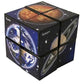 California Creations The Amazing Star Cube: 2 Piece Transforming Geometric Puzzle - Solve The Cube To Find The Hidden Star Cosmo Edition