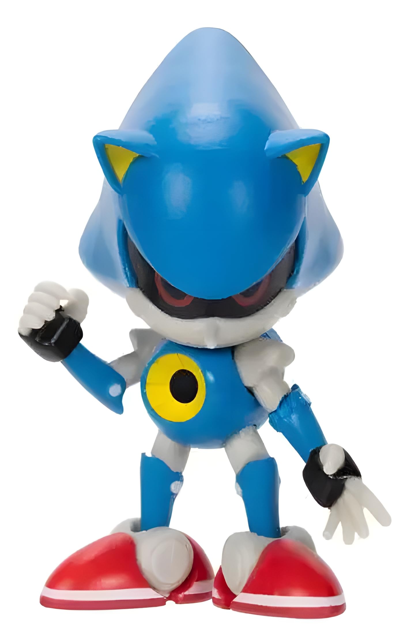 JAKKS Pacific Sonic The Hedgehog Figure Metal Sonic w/Dr. Eggman Goal Post 4" Figure