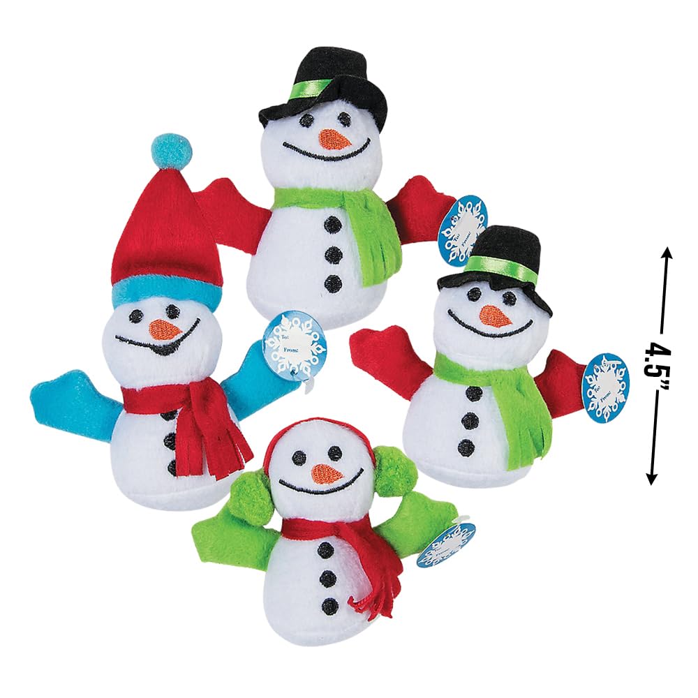 Plush Exchange Mini Snowmen- Toys - 24 Pieces