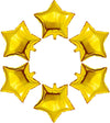 24 Pcs 18" Gold Star Balloons Foil Balloons Mylar Balloon for Baby Shower, Gender Reveal, Wedding, Magical Prom or Engagement Party Decoration