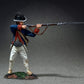 W. Britain American Revolution 16111 Wayne's Legion Infantryman Standing Firing Rifle 1794 1:30 Scale Metal