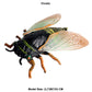 JOKFEICE Realistic Cicada Figurine, Insect Toy for Science & Cake Toppers