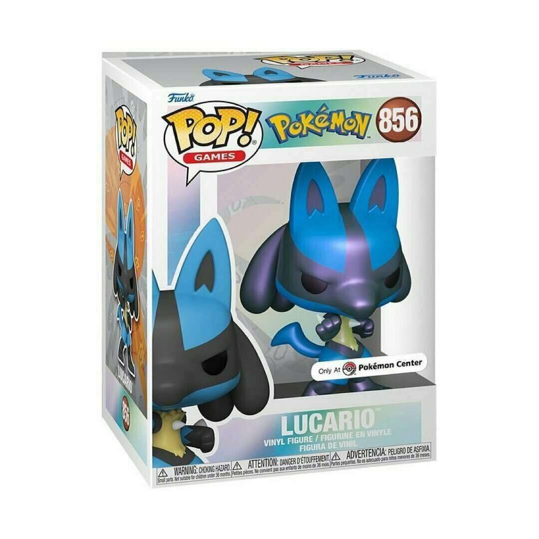 Funko POP Games: Pokemon - Lucario *Pearlescent* (Pokemon Center Exclusive), DRM230803