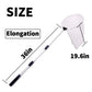 Rngeo 2 Pack Telescopic Butterfly Net, Extendable Fishing, Insect Toy Nets for Kids and Family, Aluminum Alloy (Silver Extends to 36 Inches, Blue