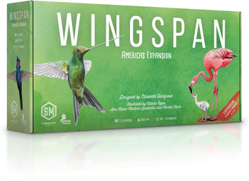 Stonemaier Games: Wingspan Americas Expansion by Elizabeth Hargrave | Add to Wingspan | Includes Small Hummingbird Cards with New Mechanism, 111