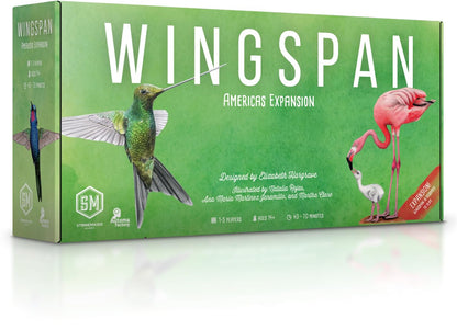 Stonemaier Games: Wingspan Americas Expansion by Elizabeth Hargrave | Add to Wingspan | Includes Small Hummingbird Cards with New Mechanism, 111